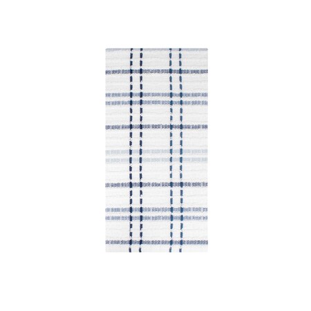 Ritz Royale Check Kitchen Towel 100% Cotton Terry Federal Blue, PK12 13024